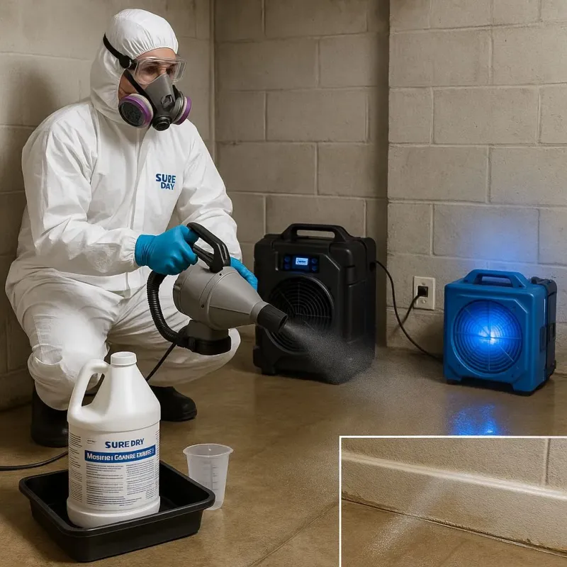 Sanitization and Odor Removal process in Clemmons, NC
